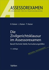 Die Zivilgerichtsklausur im