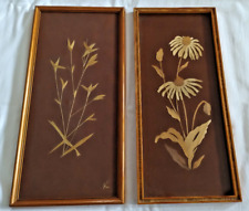 2 Strohbilder aus 70 Jahre