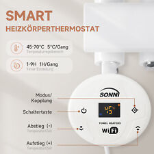 Badheizkörper Thermostat Elektro Heizstab mit Programmierung app 400-1000W SONNI
