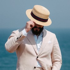 Jaxon & James Kreissäge Hut aus Stroh Größe XL - Natur / NEU