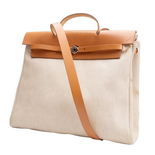 Hermes herbag canvas leder - hermes, mm