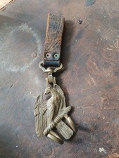 Trommelhaken mit Lederschlaufe Adler