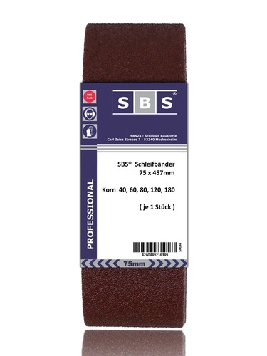 Sbs schleifbänder x - schleifbänder, 75