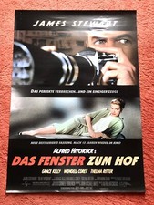Das Fenster zum Hof Kinoplakat Poster A1, GEROLLT, James Stewart, Hitchcock