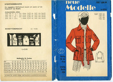 Vintage! Schnittmuster DDR Knabenjacke Gr. 128-164 Neue Modelle 6-0582 unbenutzt