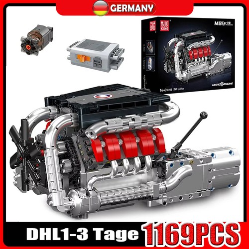 Mould king 10203 motor - v8-motor, mit
