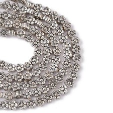 Blumen Spacer 40 Metallperlen