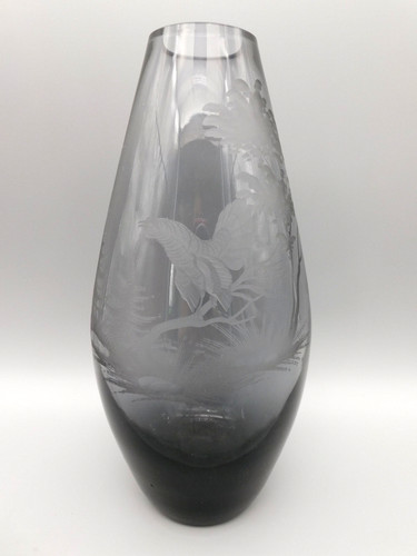 Glas vase rauchglas mit - glas,