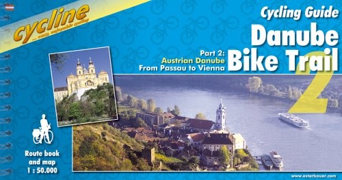 Danube bike trail taschenbuch - bike,
