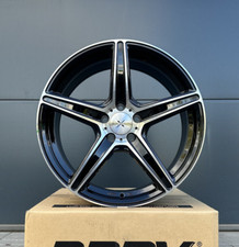 19 Zoll Felgen AX7 poliert für Mercedes SL SLK SLC Klasse R172 R230 R231 AMG