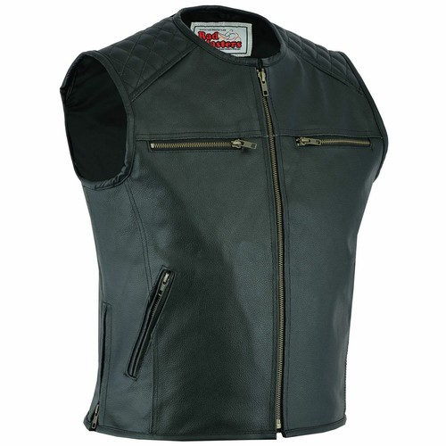 Motorrad lederweste echtes - motorrad,