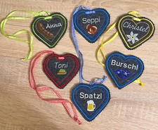 Oktoberfest Deko 🥨 Filzherz 🍻  Bayrische Wiesn ❤️ personalisiert mit NAME 🍗