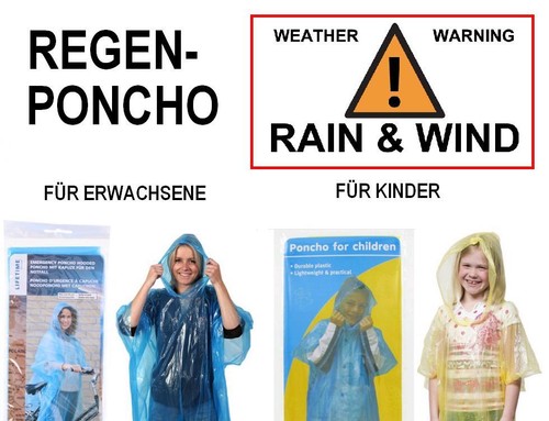 Poncho regencape notfallponcho - regencape,