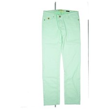 FUGA Felix Damen stretch Jeans Hose Slim Straight L W32 L32 neon Mint Grün NEU