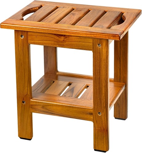 Duschbank aus teakholz - duschbank,