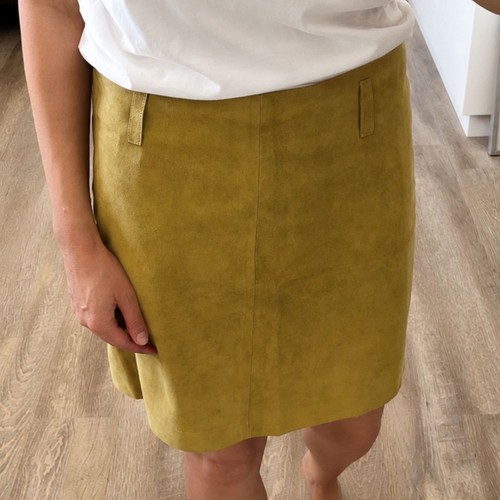 Vintage velourslederrock - vintage,