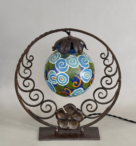 French art deco table lamp - deco,
