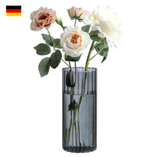 Glasvase Zylinder Rund Gross