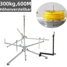 Rohrhaspel Abrollgerät 600M Fußbodenheizung Rohr Abwickler Abroller mit Tasche