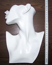 Deko Büste - Schmuckdisplay - Schmuckbüste Präsentation von Ketten und Ohrringen