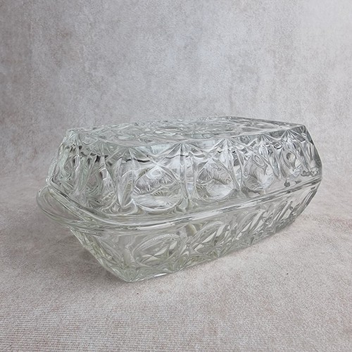 Alte butterdose glaspresse - butterdose,