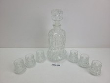 Karaffe + 6x Schnapsgläser