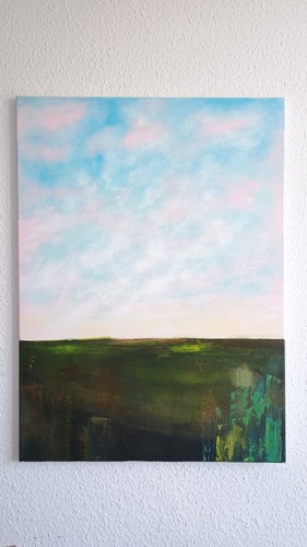 Bild landschaft empty meadow - landschaft, "empty