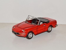 Blechauto Modellauto Oldtimer Alfa Romeo Spider Cabrio Sportwagen Rot L 31 cm