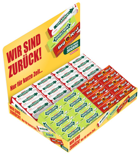 Sortimentskarton wrigley - sortimentskarton, wrigley's