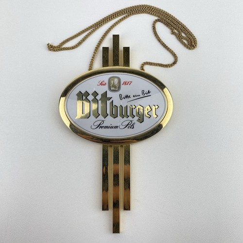 Zapfhahnschild bitburger - zapfhahnschild, "bitburger
