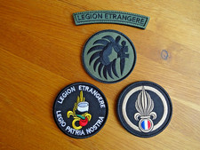 4 Stück Set Fremdenlegion Patch Stoffabzeichen Aufnäher Klett