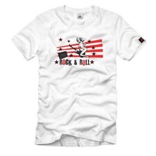 Rock Roll Gitarre Guitar Frau Girl Sterne Music Rocker Verstärker - T Shirt #445