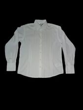 Weißes, gestreiftes Herren Hemd von Smog, Gr. L