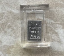 1gr Platinbarren in Kapsel