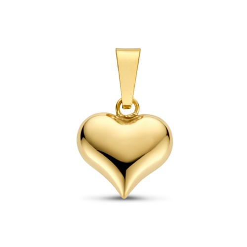 Herz collier gelbgold - gelbgold, /