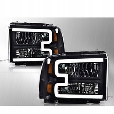 Halogenlampe schwarzes Set Ford F250 F350 F-450 Super Duty 2005-2007