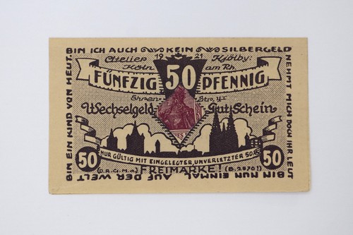Notgeld gutschein pfennig - gutschein,