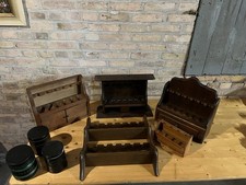 Pfeifenregal / Pfeifenständer und Tabakdosen