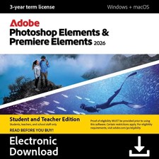 Adobe Photoshop Elements &