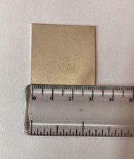 999 Reinsilber Hindu Religiös Massiv Silber Quadrat Blatt 1 Stück, 3 cm, 4,5 gm