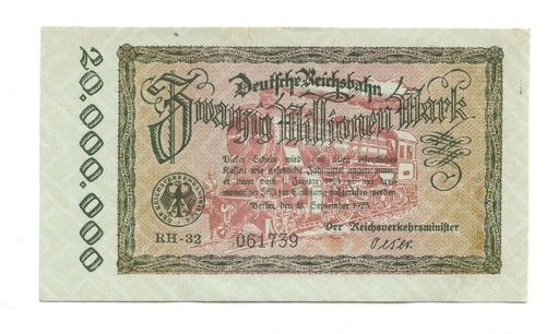 Millionen mark 1923 aunc - 5,