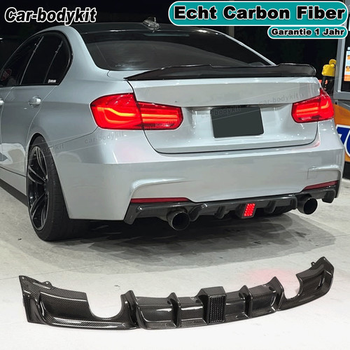 Carbon fiber rear - rear, diffuser