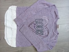 Yigga Ernsting's Family Shirtkleid Langarm Rosa Gr. 146/152