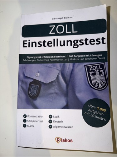 Zoll einstellungstest buch - zoll,