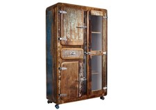 Vintage vitrine massiv - vintage,