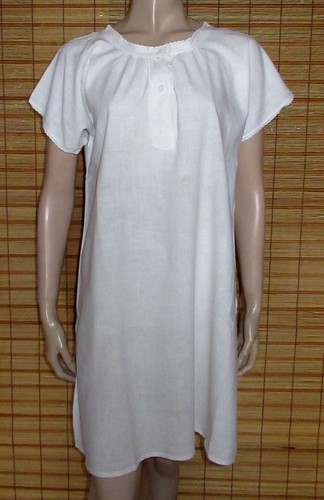 Weisses nachtkleid - weisses,