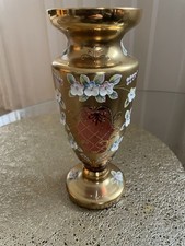 Vintage Vase Bohemian Glas