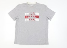 Next Herren T-Shirt Grau England Grafik XL