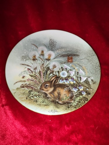 Lilien porzellan wandteller - porzellan,