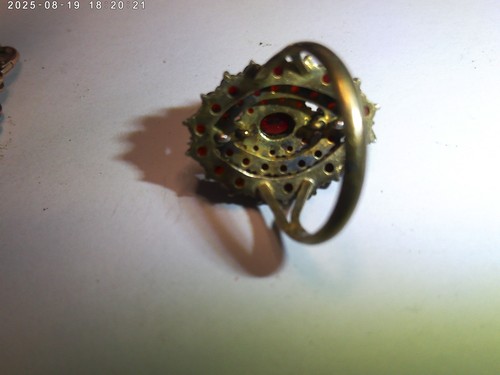 Granatring russisch rotgold - russisch,
